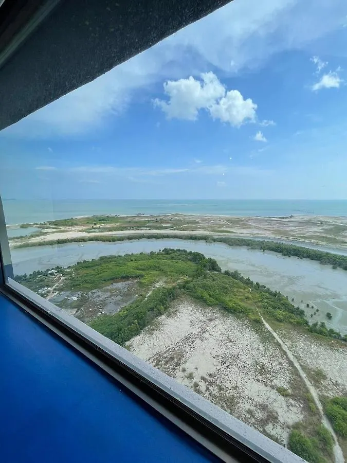 Melaka City&Seaview Residence For 4Pax